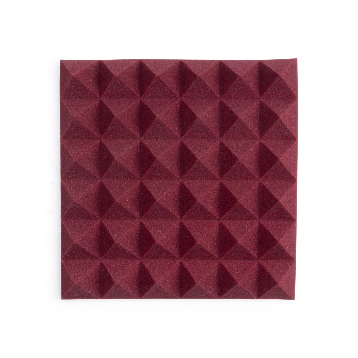 Gator 4 Pack of Burgundy 12x12" Acoustic Pyramid Panel - view 2