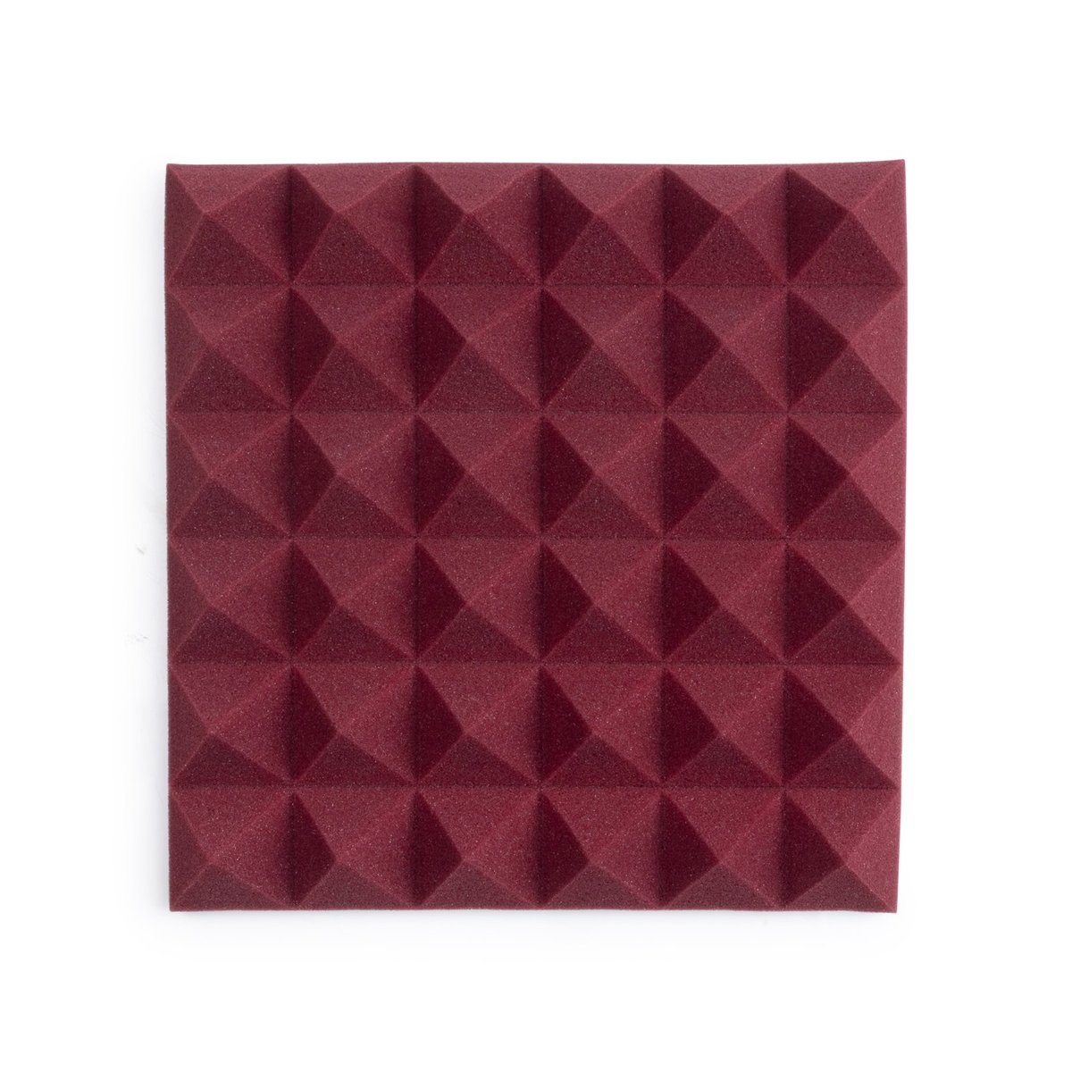 Gator 8 Pack of Burgundy 12x12" Acoustic Pyramid Panel - view 2