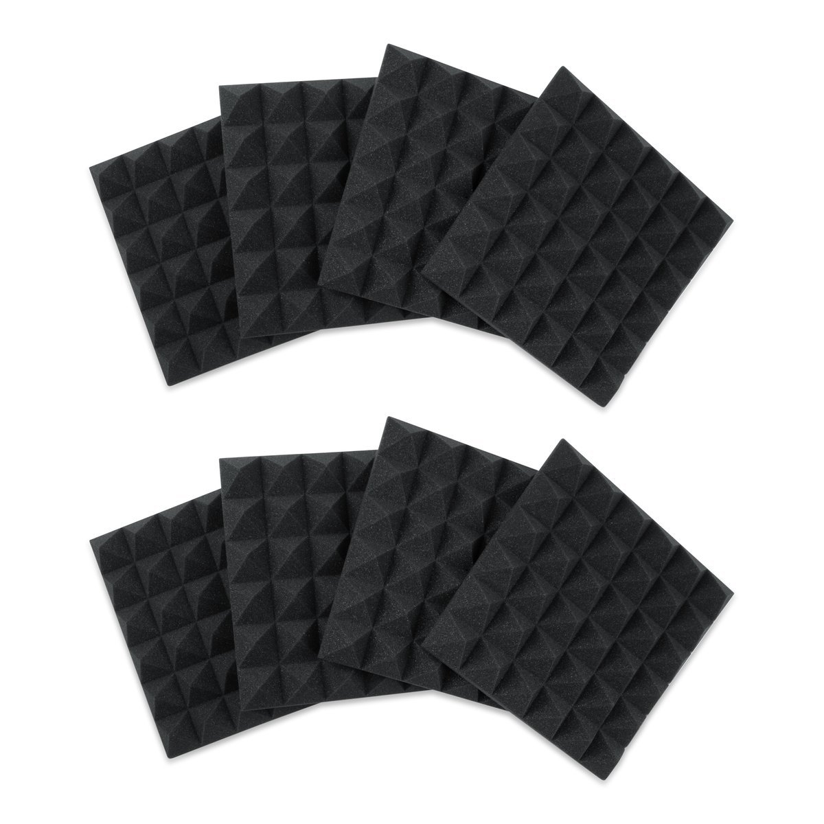 Gator 8 Pack of 12x12" Acoustic Pyramid Panel product image