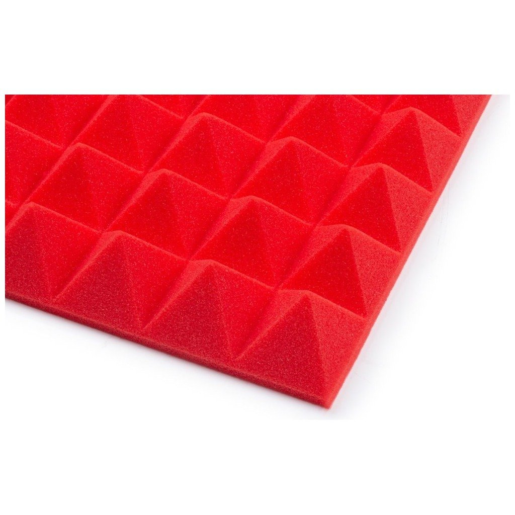 Gator 4 Pack of Red 12x12 in Acoustic Pyramid Panel - view 4