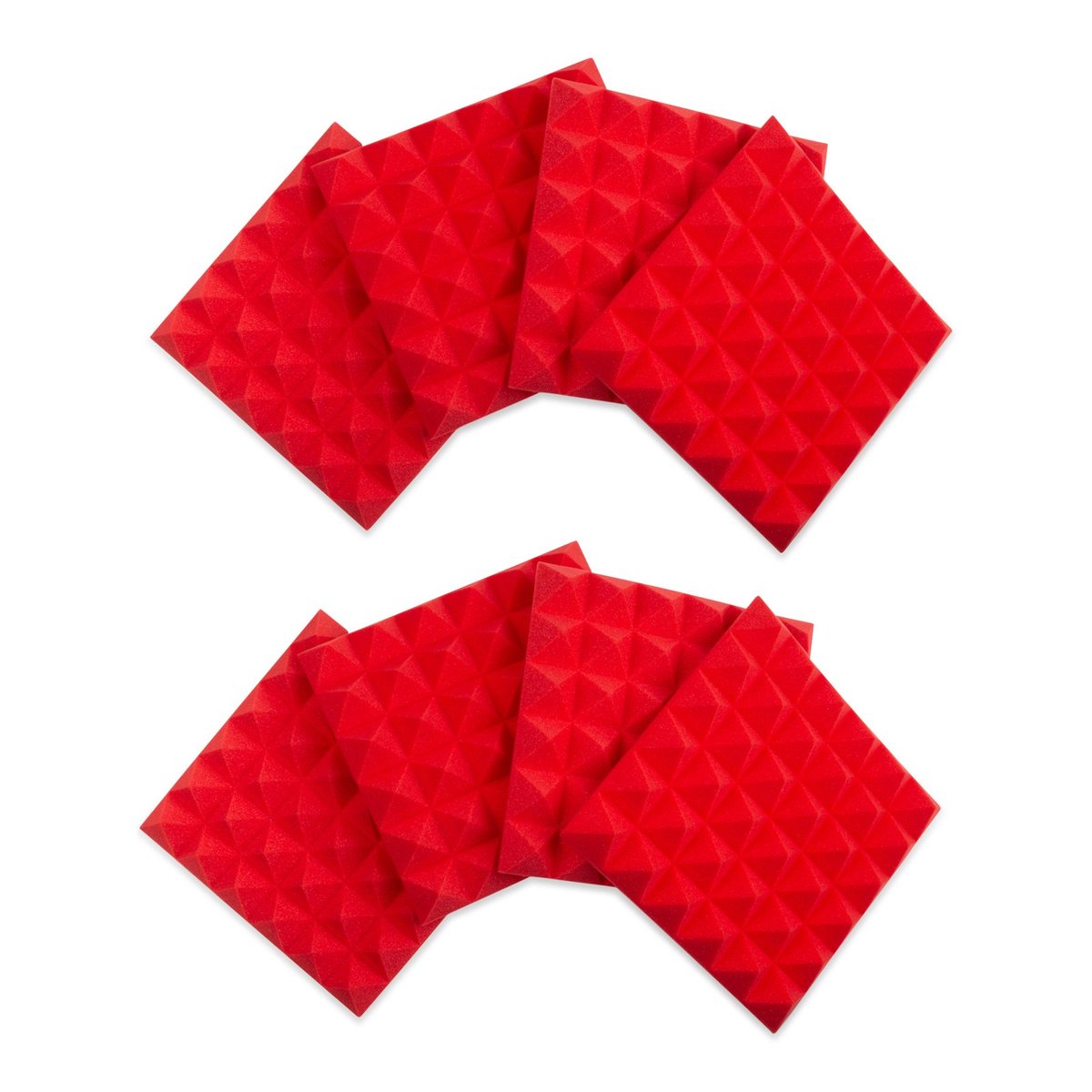 Gator 8 Pack of 12x12" Acoustic Pyramid Panel product image