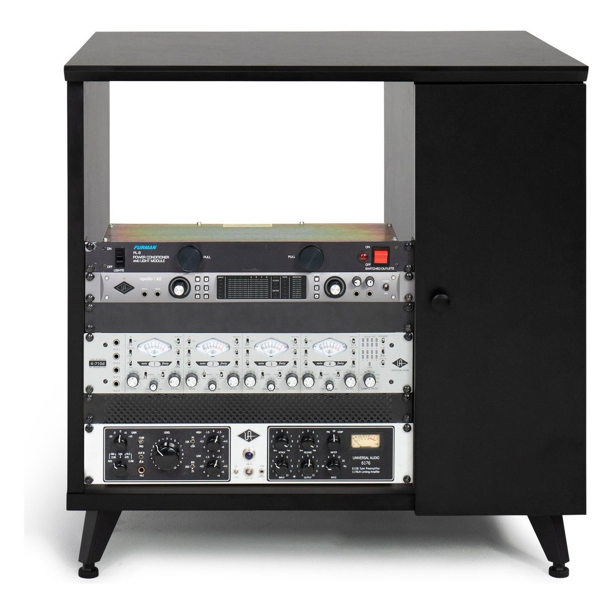 Gator Elite Series Sidecar Rack Cabinet with Shelf - view 2