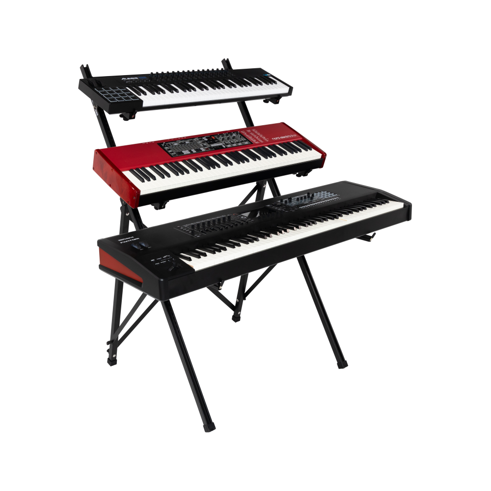 Gator Frameworks 3-Tier A-Frame Keyboard Stand