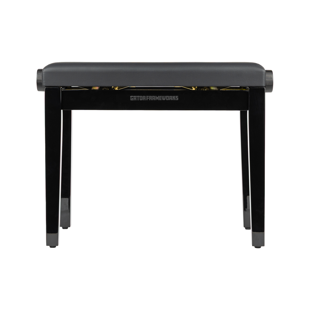 Gator Frameworks Deluxe Height Adjustable Piano Bench Black