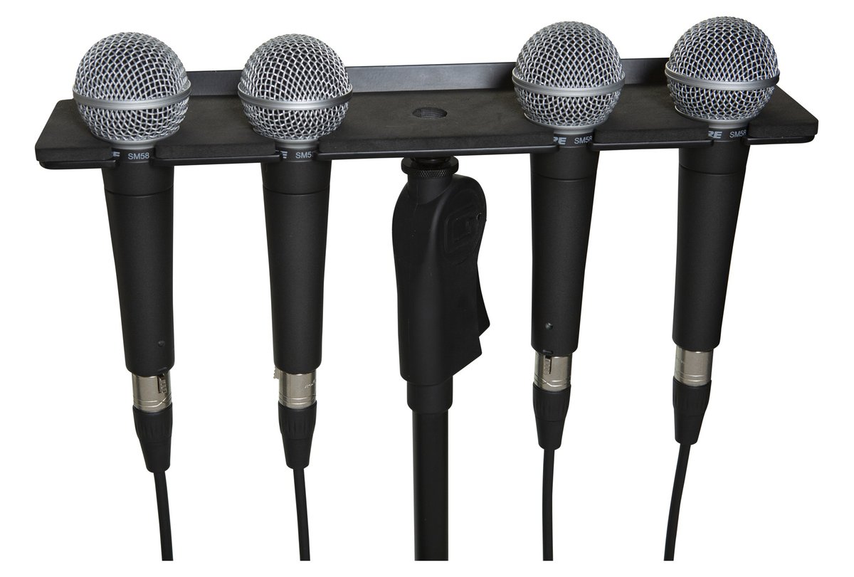 Gator Multi Mic Holder Four (4) Mics