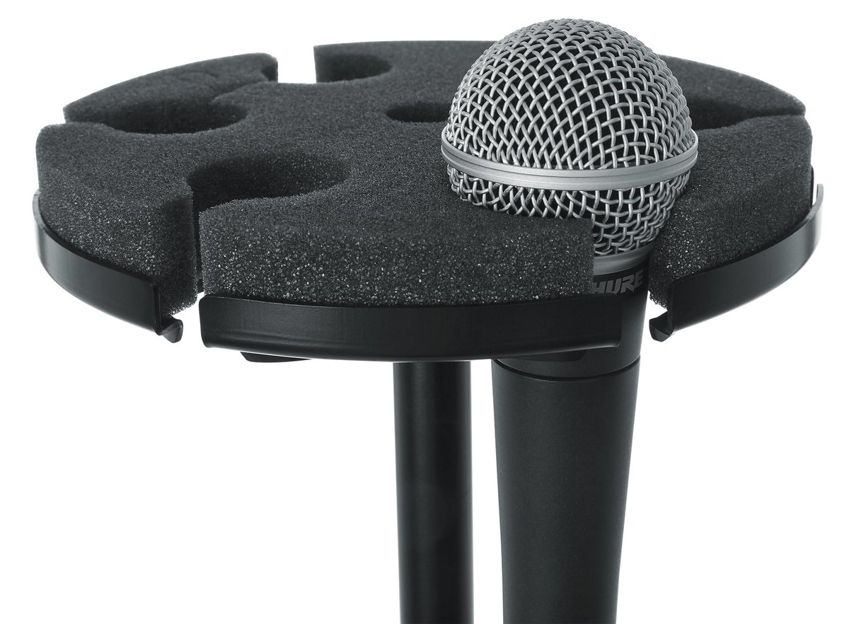 Gator Frameworks Multi Microphone Tray Designed To Hold 6 Mics