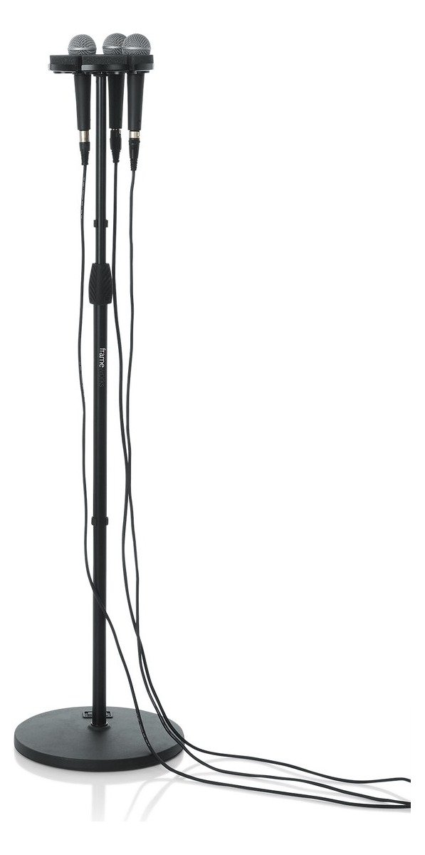 Gator Frameworks Multi Microphone Tray Designed To Hold 6 Mics - view 2