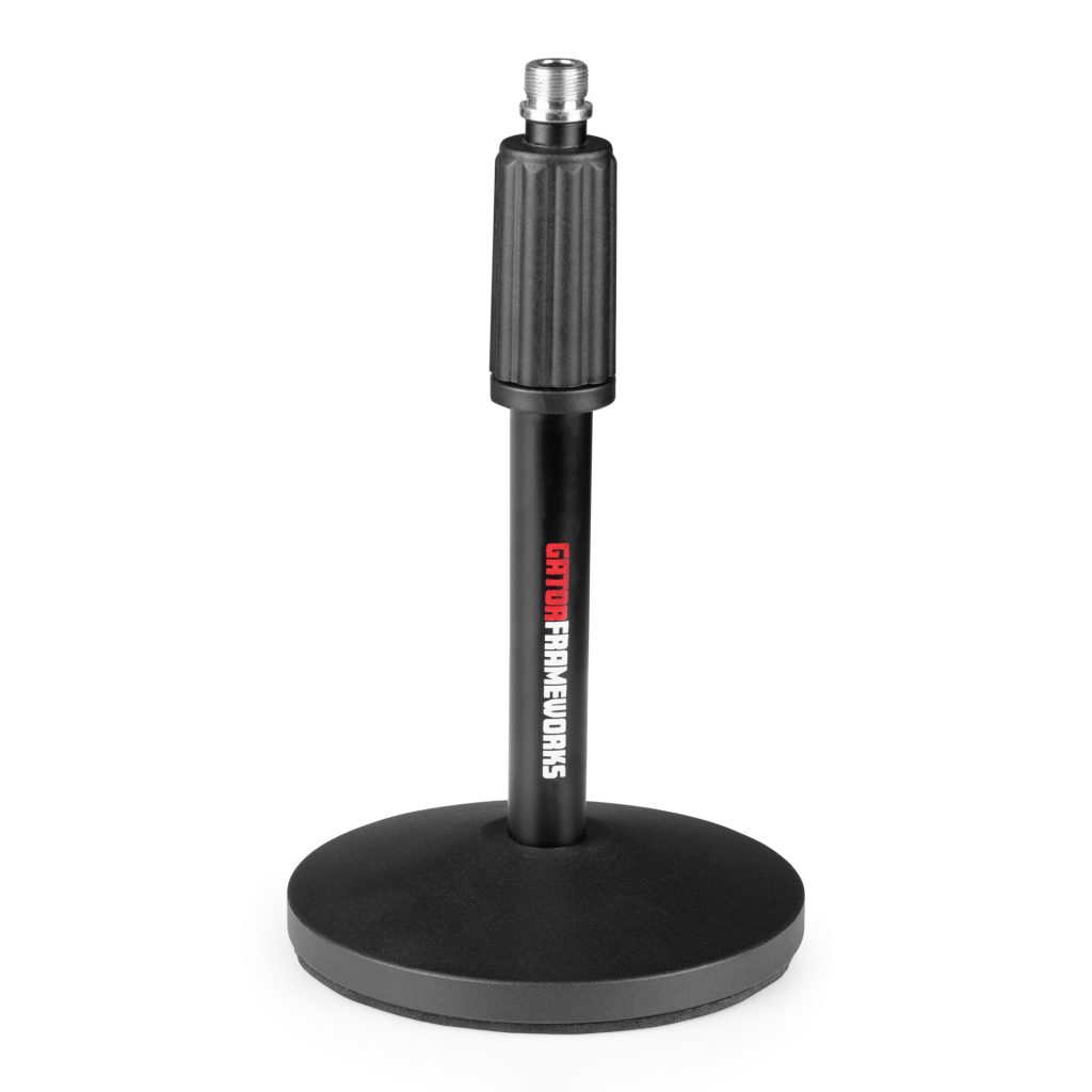 Gator Frameworks (x2) Desktop Mic Stands and (x2) 10-ft XLR Cables - view 2