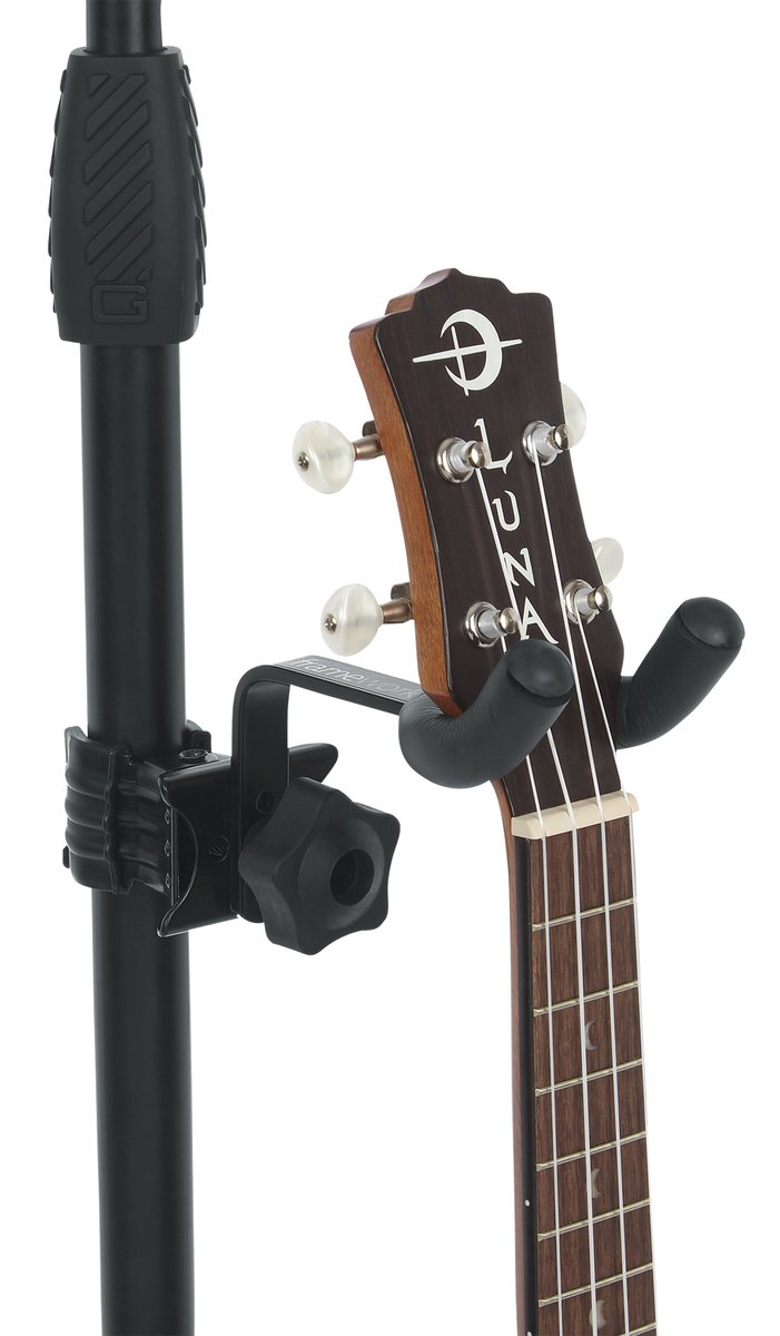 Gator Frameworks Uke/Mando Hanger Attachment w/ Clamp for Mic Stand