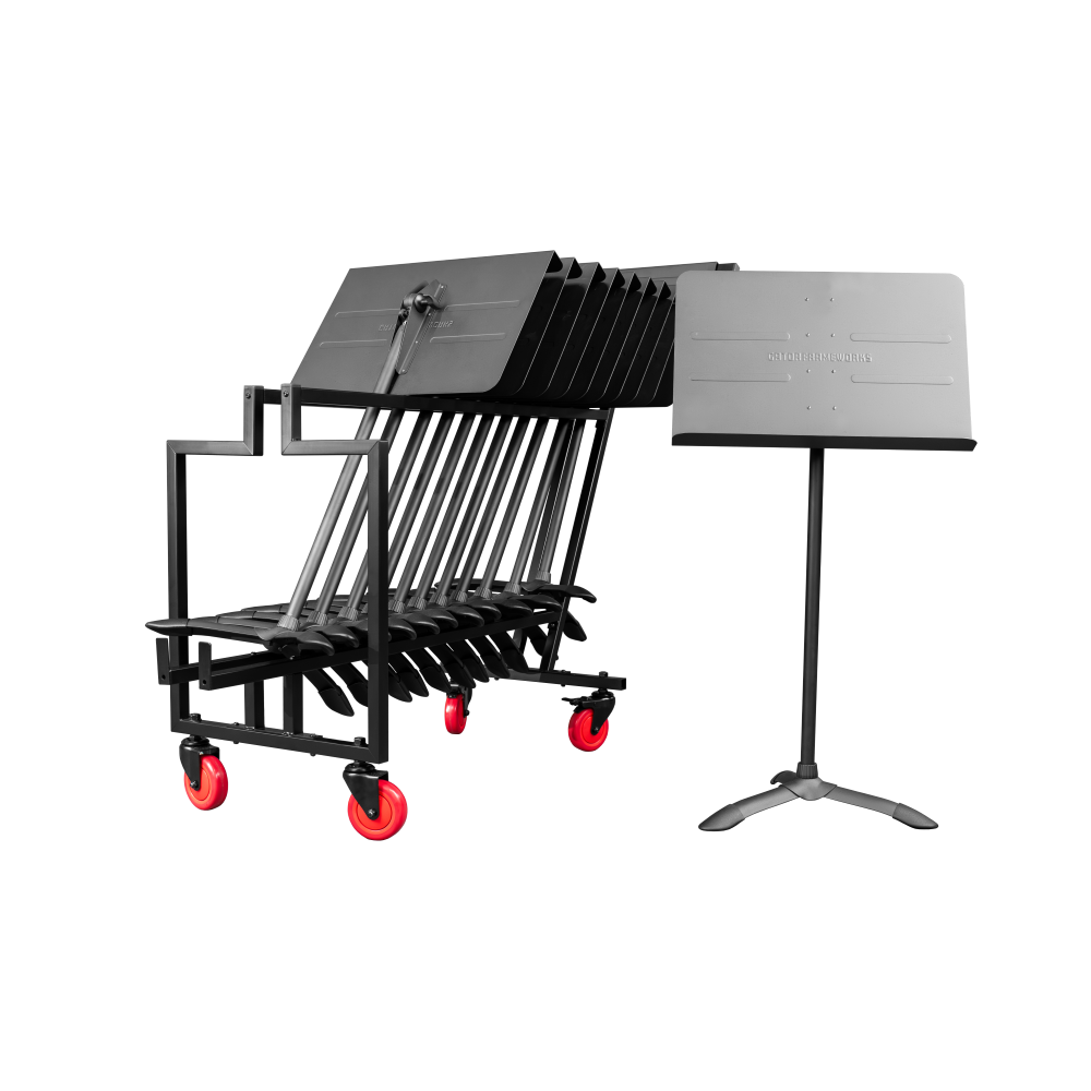 Gator GFW-MUSSTD-CART12 Sheet Music Stand Cart