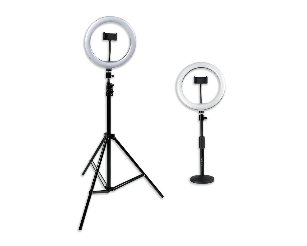 Gator Set Of Two Stands, Ring Lights and Phone Holders