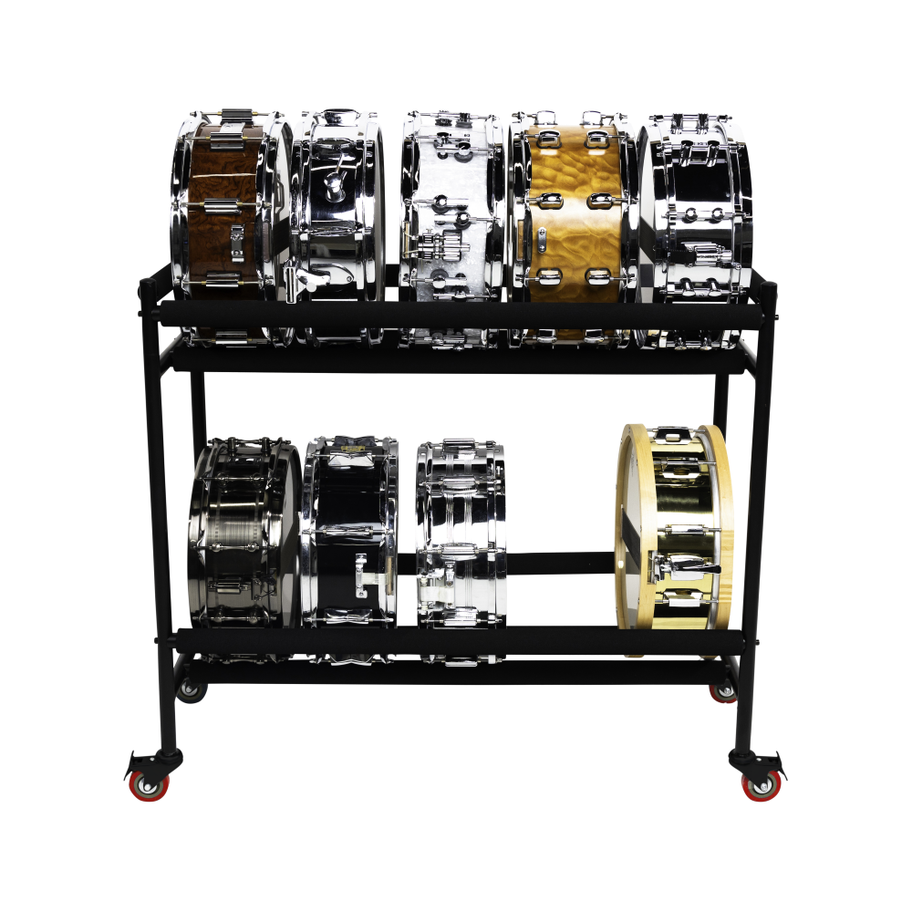 Gator Two-Tier Snare Rack with Locking Casters - view 2