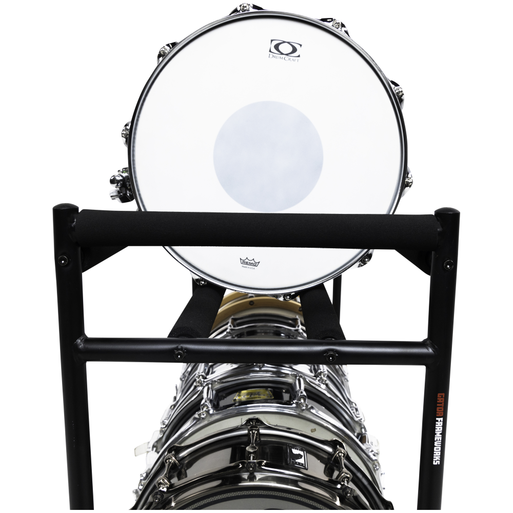 Gator Two-Tier Snare Rack with Locking Casters - view 6