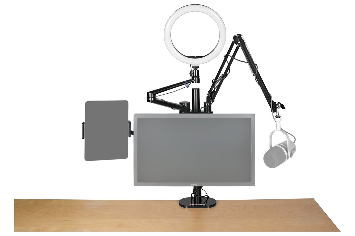 Gator Frameworks Content Creation Desk Mount Stand - view 2