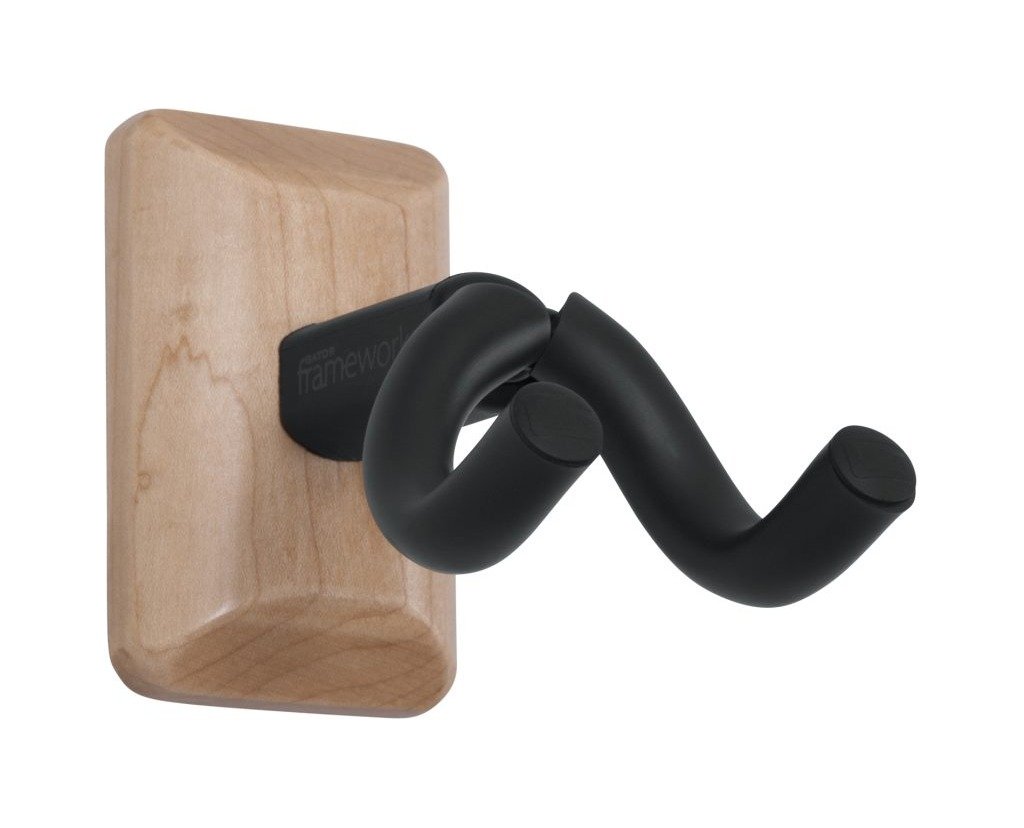 Gator Frameworks Maple Wall Mount Ukulele/Mandolin Hanger - view 2