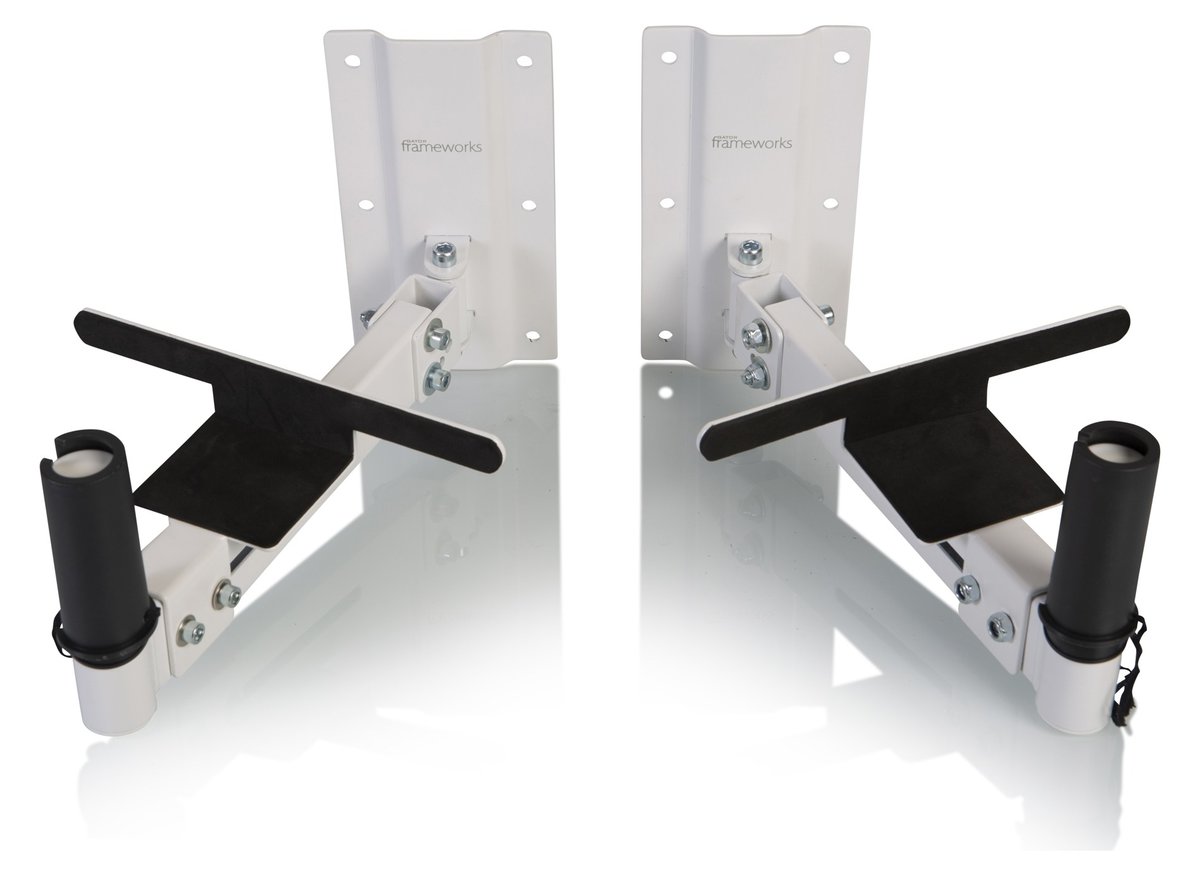 Gator Frameworks Wall Mount Speaker Stand White product image