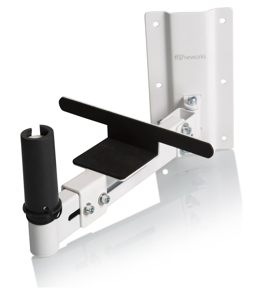 Gator Frameworks Wall Mount Speaker Stand White - view 2