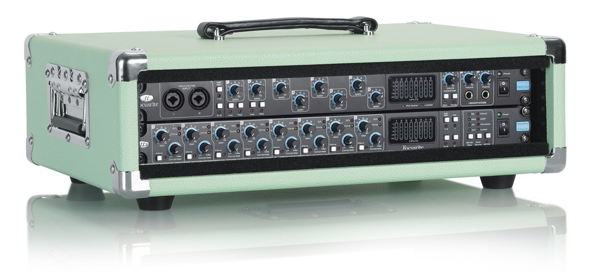 Gator Vintage Amp Vibe Rack Case 2U Seafoam Green - view 2