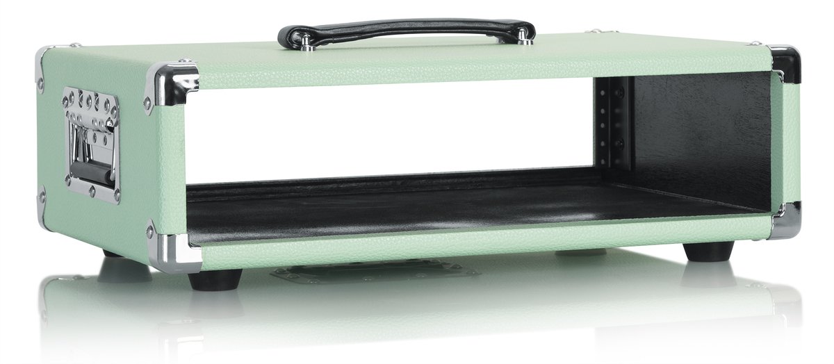 Gator Vintage Amp Vibe Rack Case 2U Seafoam Green - view 3