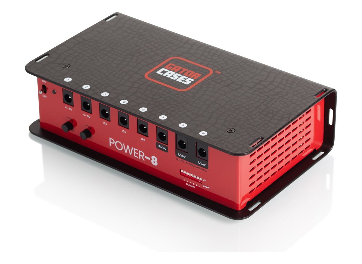 Gator GTR-PWR-8 Pedalboard Power Supply, 8 Isolated Outputs