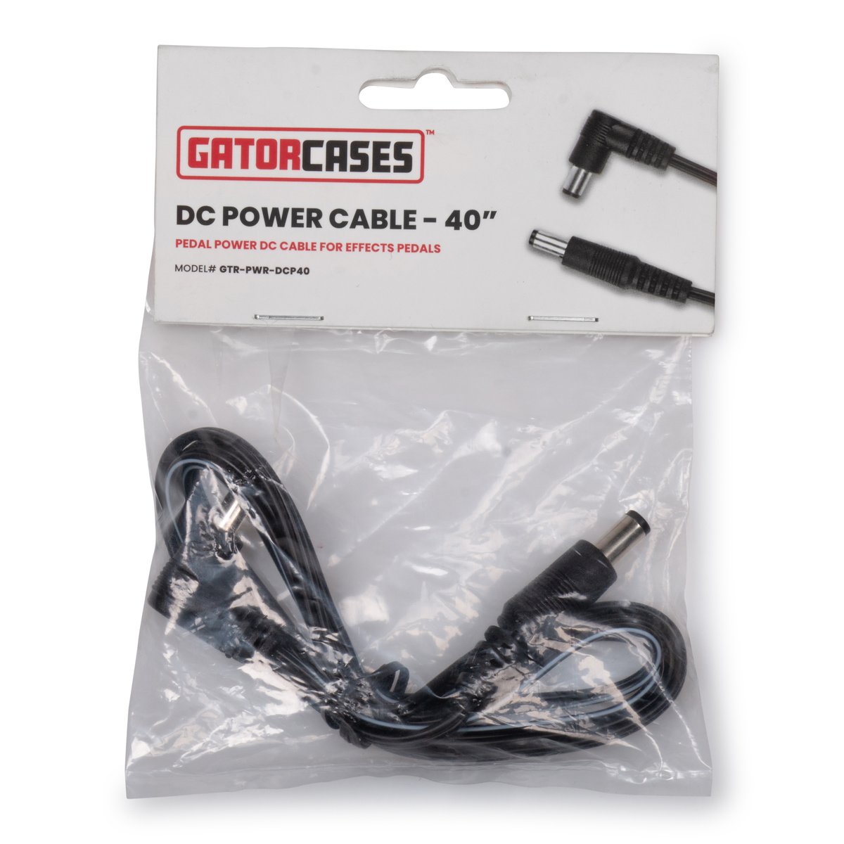 Gator Single DC Power Cable for Pedals - 40" Long