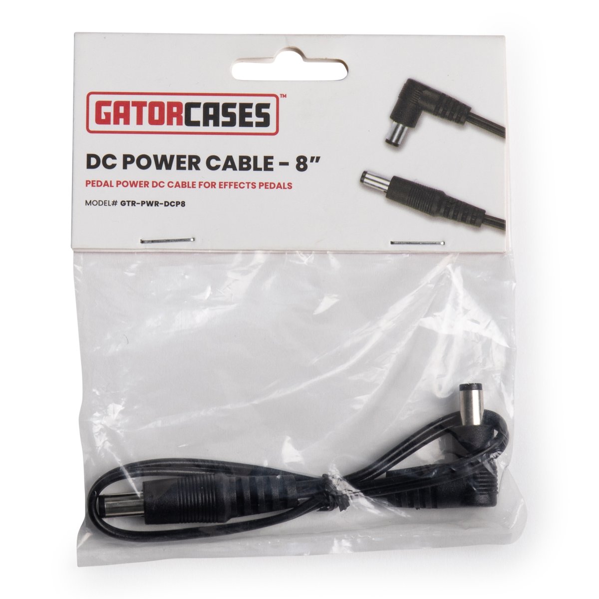 Gator Single DC Power Cable for Pedals - 8" Long