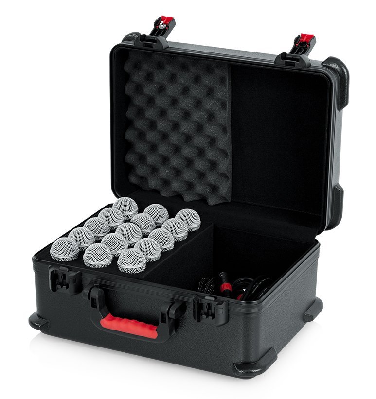 Gator TSA ATA Molded Case with Drops for Mics
