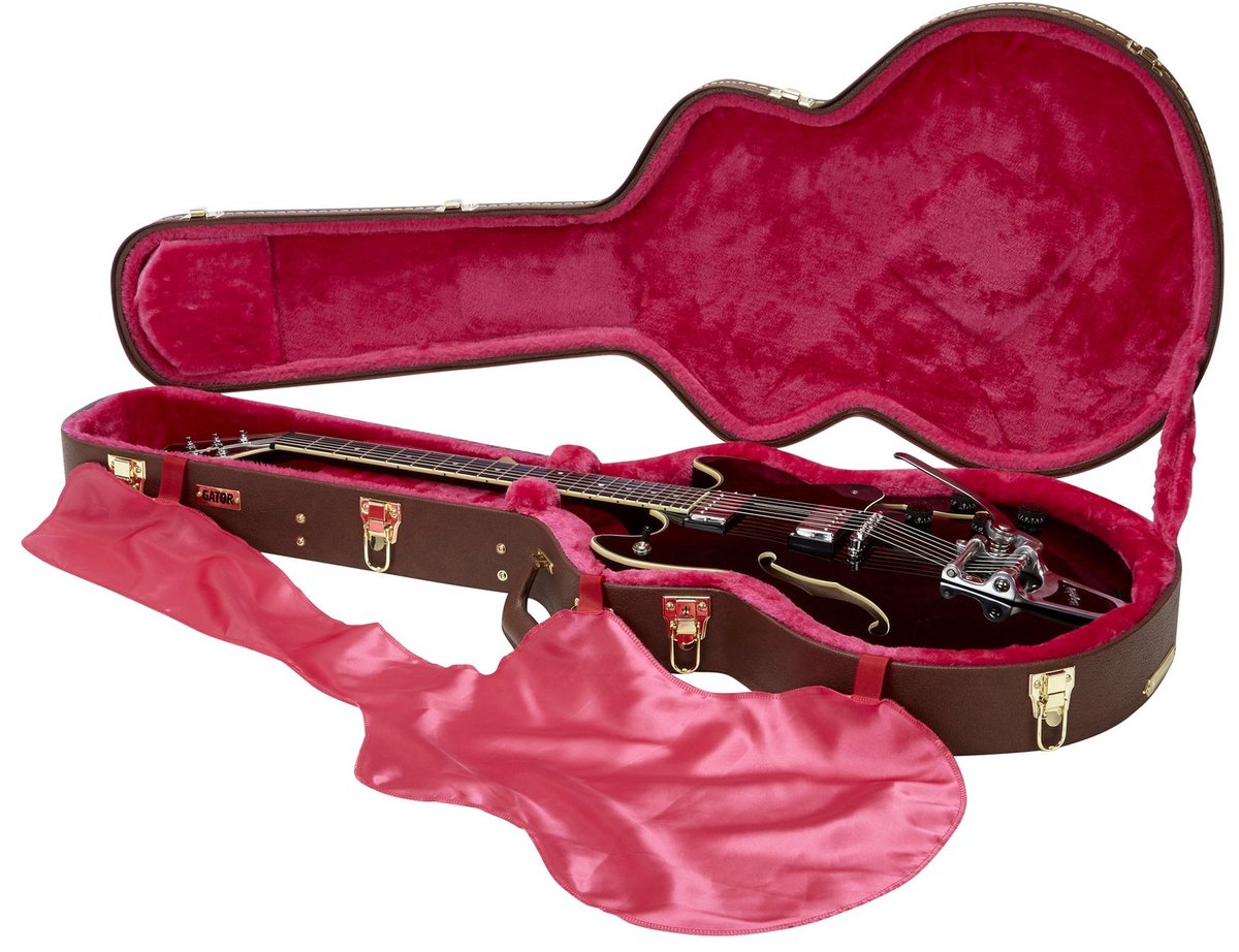 Gator Semi-Hollow Guitar Deluxe Wood Case