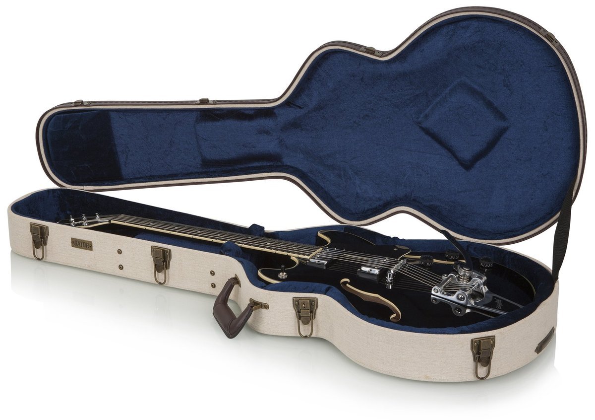 Gator Journeyman Semi-Hollow Electrics Deluxe Wood Case