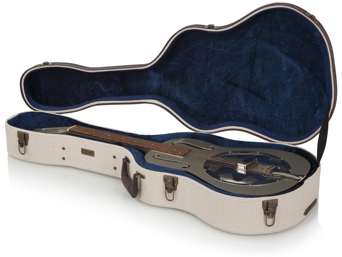 Gator Journeyman Resonator Guitar Deluxe Wood Case