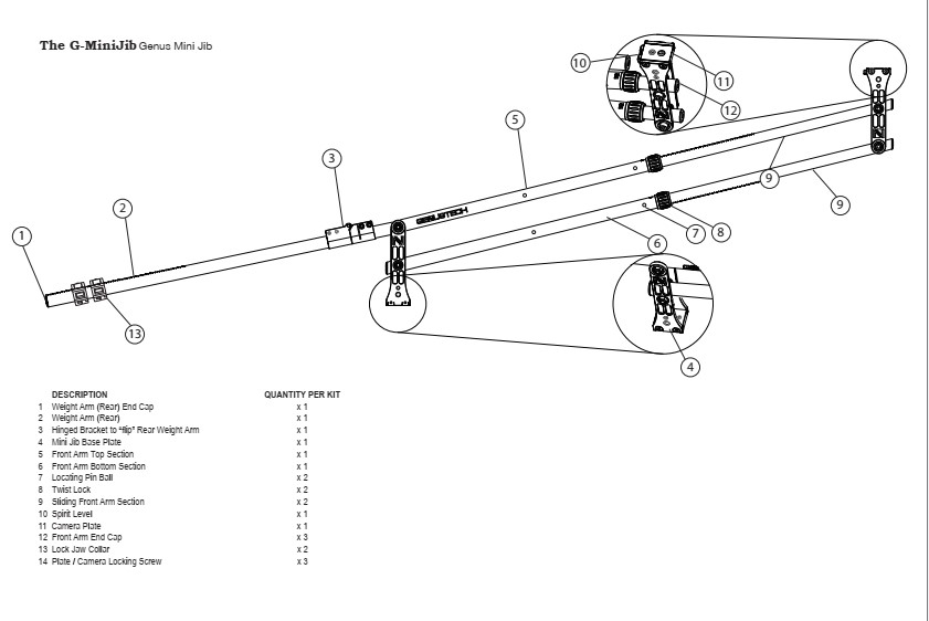 Genustech Mini Jib - view 2
