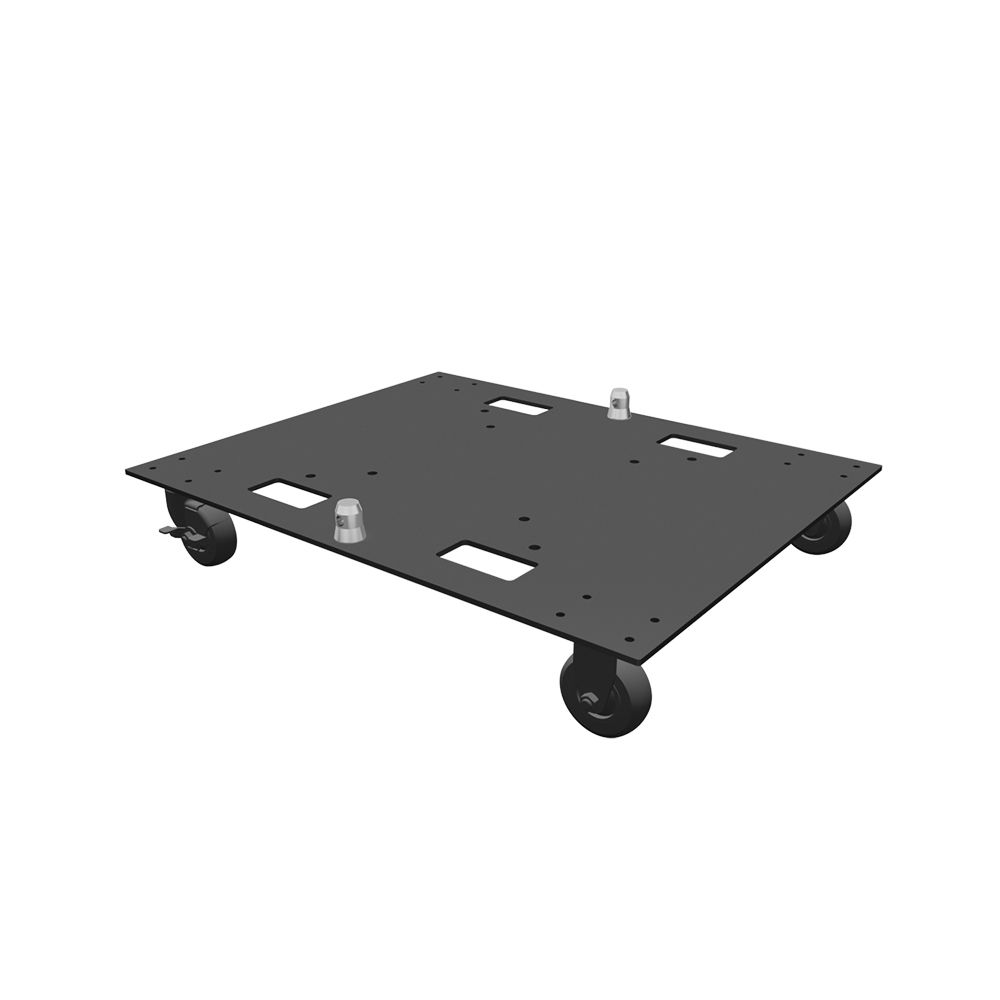 Global Truss BASE PLATE 24X30WC 24"x30" Steel Base Plate With Casters - view 2