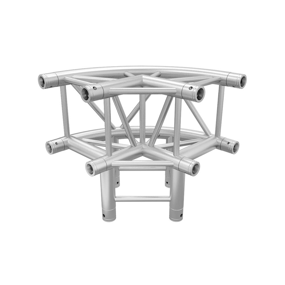 Global Truss SQ-4126-CR-L90 F34 Square Truss Rounded 3-Way 90 Degree Corner product image