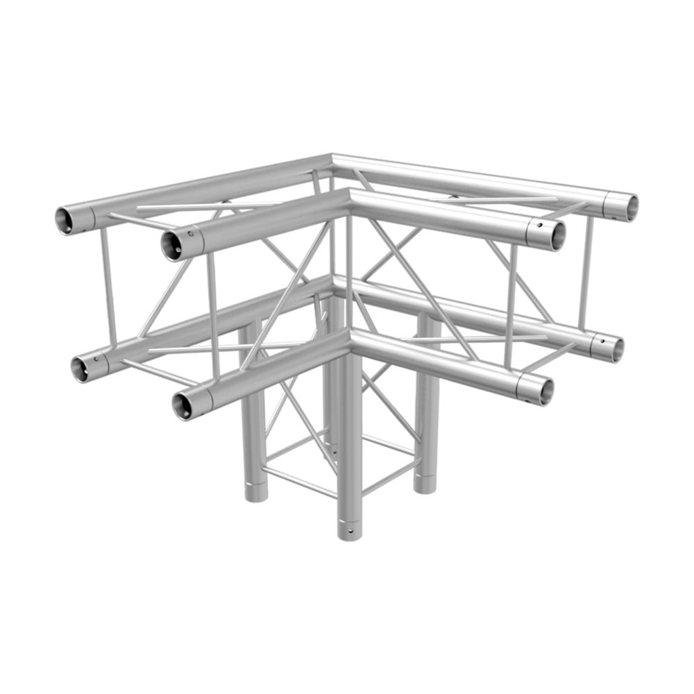 Global Truss SQ-F24-C30 F24 Square Truss 3-Way 90 Degree Corner product image