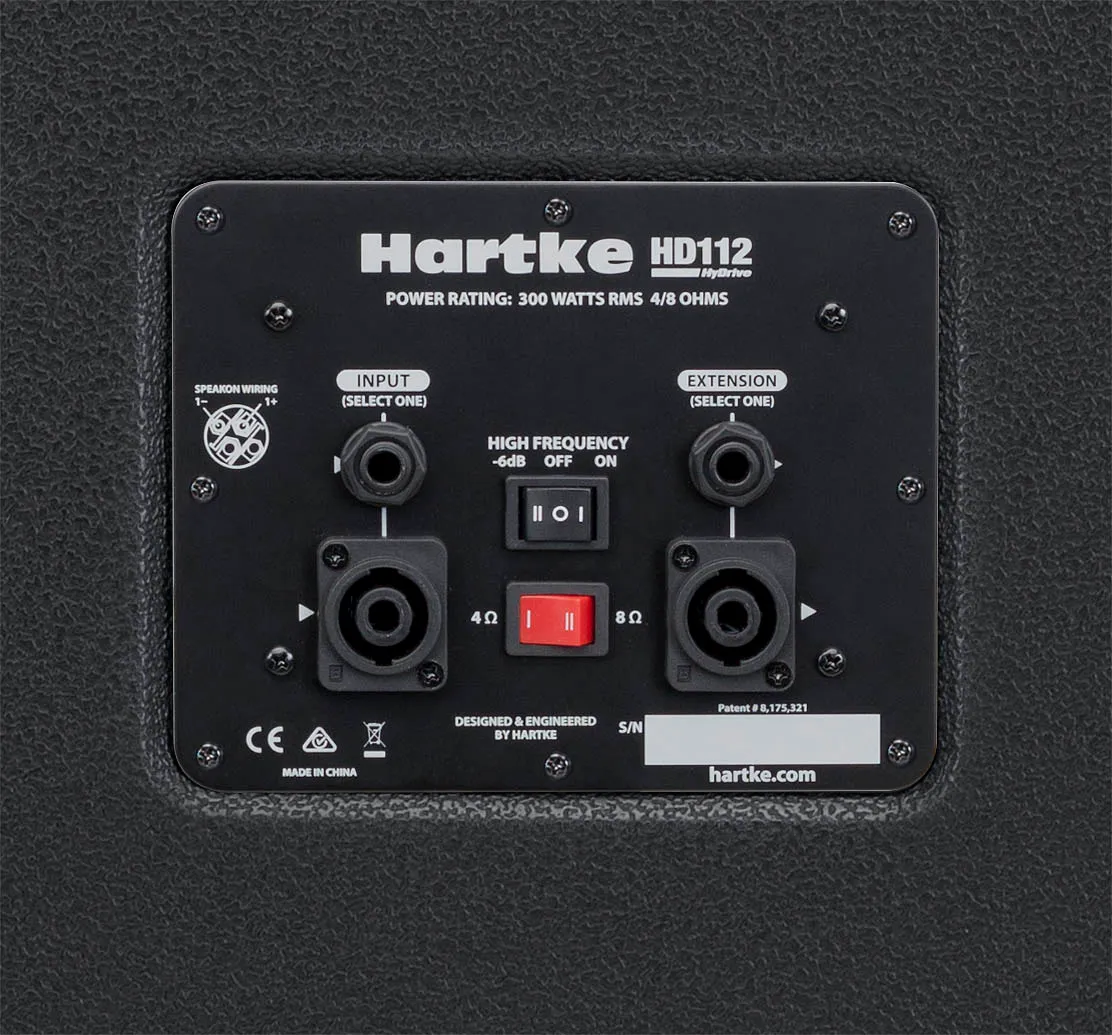 Hartke HyDrive HD112 1x12 Bass Cabinet - view 4