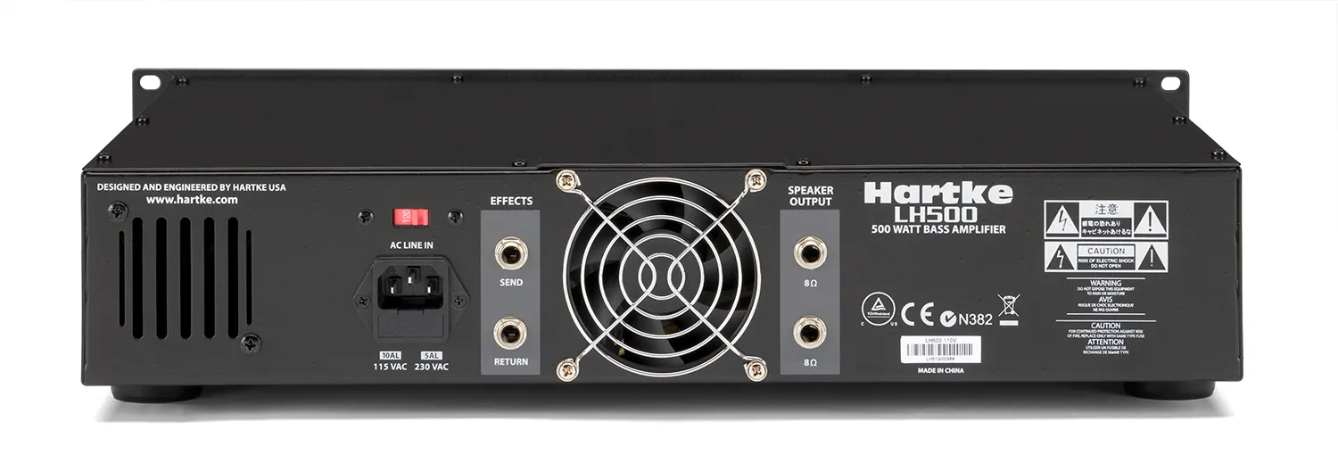 Hartke LH500 500-Watt Bass Amplifier Head - view 2