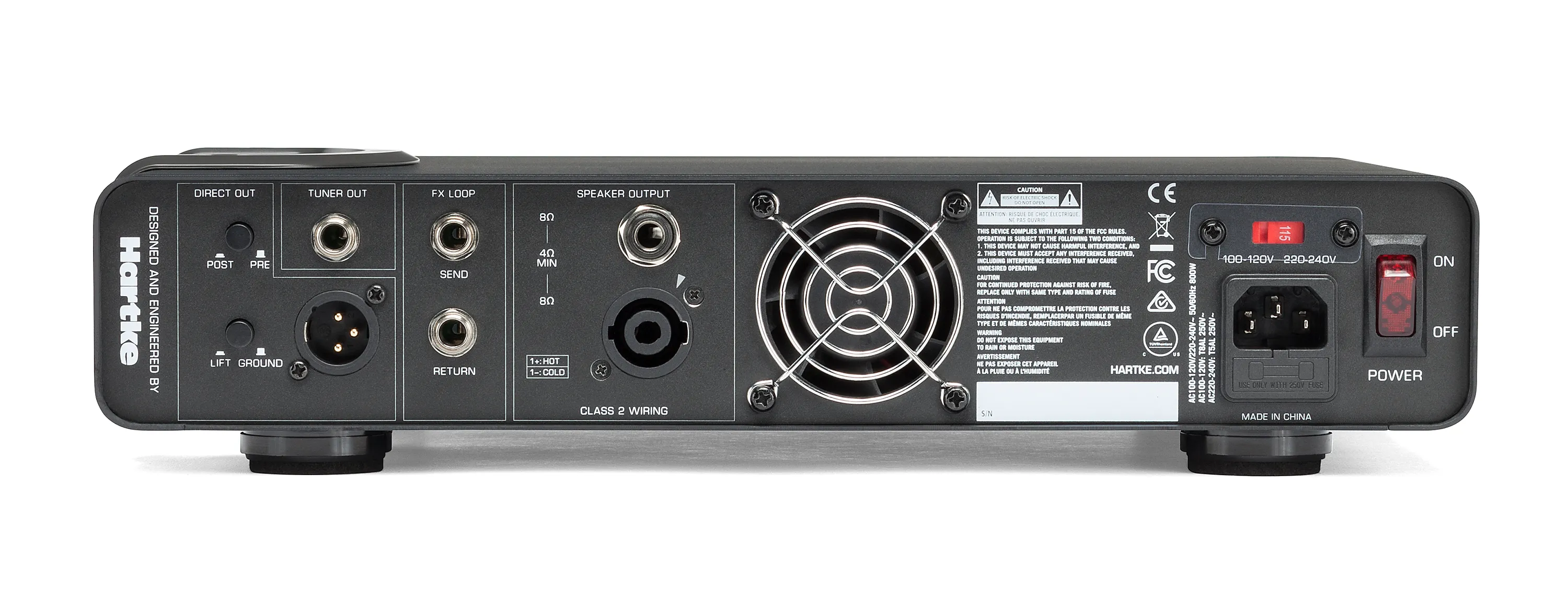 Hartke LX5500 500-Watt Bass Amplifier Head - view 3