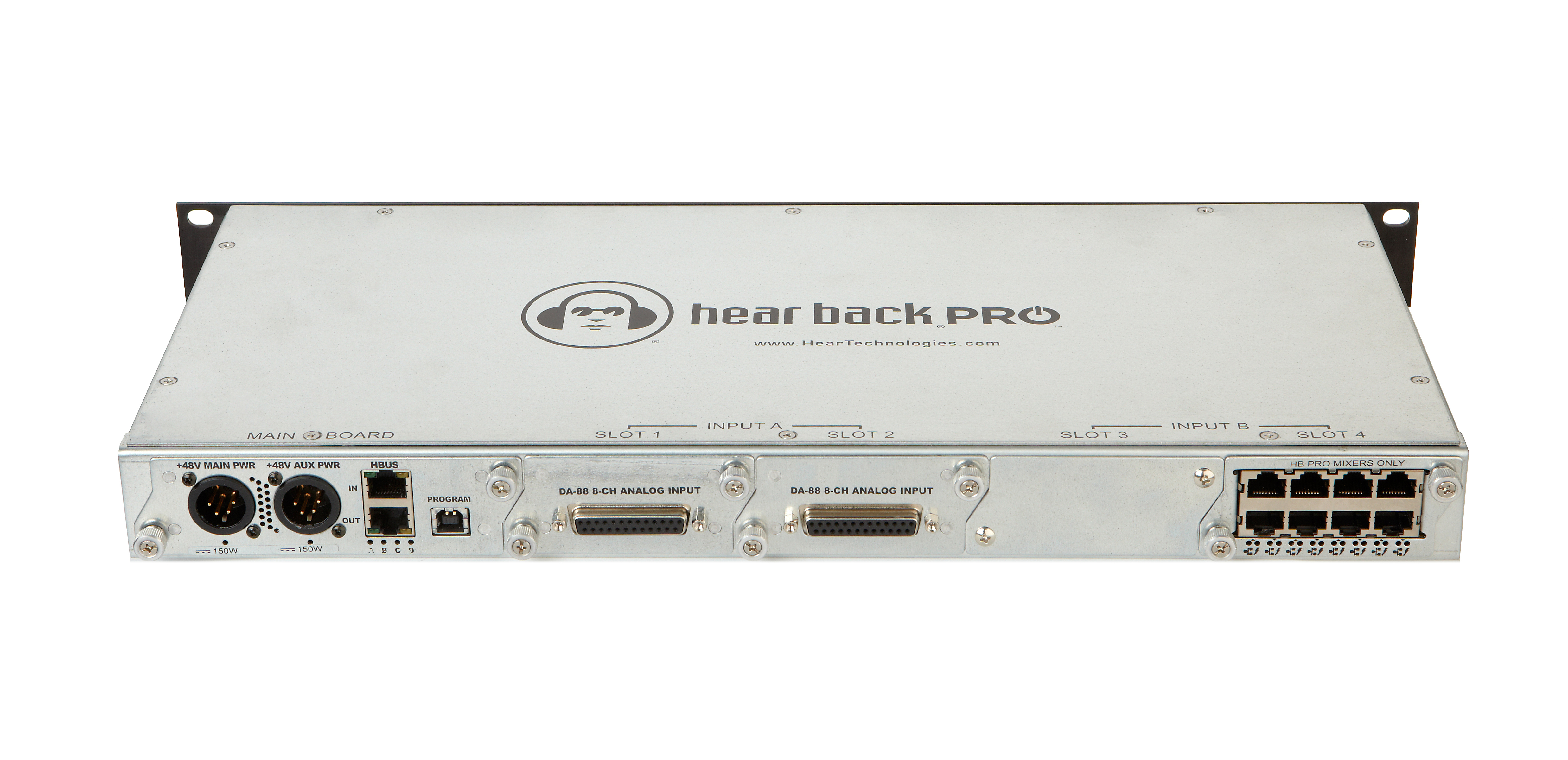 Hear Technologies Hear Back PRO Hub Mainframe The bare four-slot Hub frame, sold without cards or Mixers - view 3