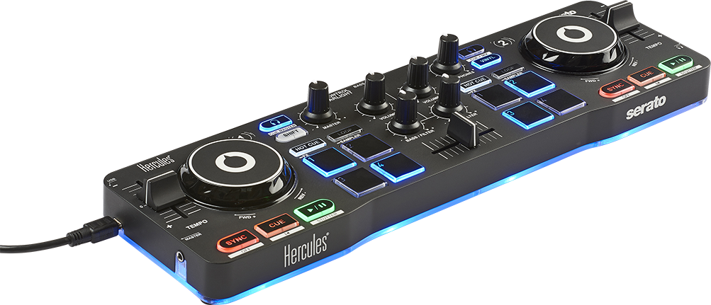Hercules DJ Control Starlight Compact 2-Deck DJ Controller