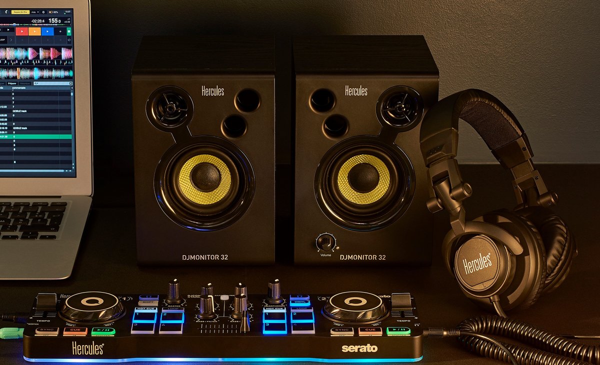 Hercules DJ Monitor 32 Active Monitor Speakers (Pair)