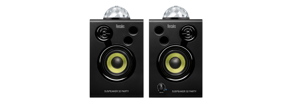 Hercules DJSpeaker 32 Party Active Speakers with LED Light Show (Pair) - view 2