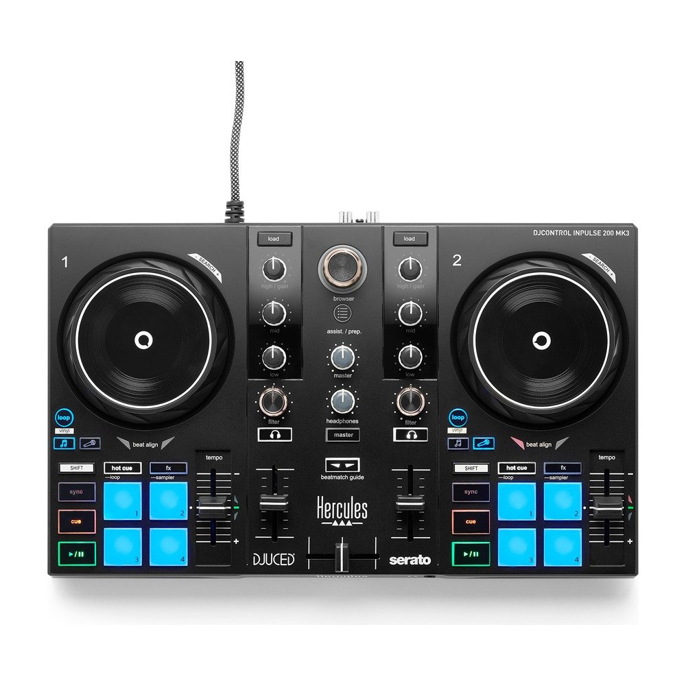 Hercules DJ Control Inpulse 200 MK3 2-Deck DJ Controller