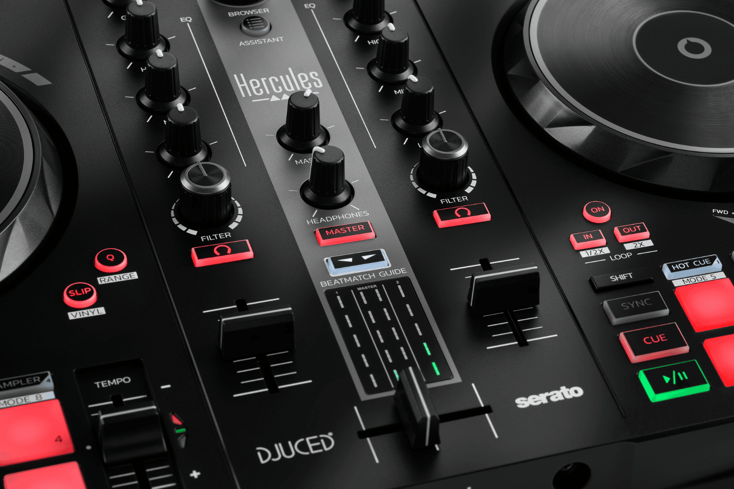 Hercules DJControl Inpulse 300 MK2 2-Deck DJ Controller - view 3