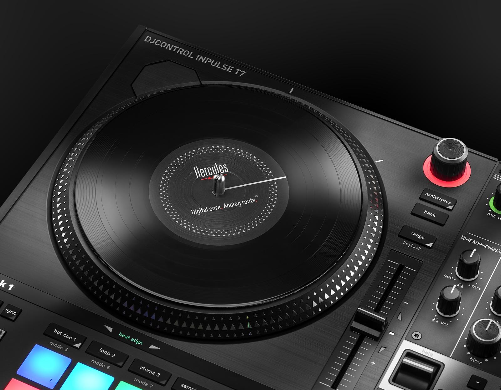 Hercules DJControl Inpulse T7 Motorized DJ Controller - view 2