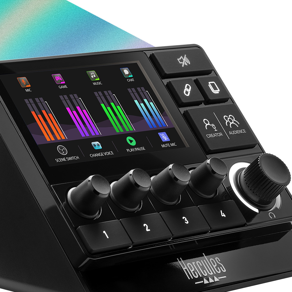 Hercules Stream 200 XLR Audio Controller with Sound Card - view 3