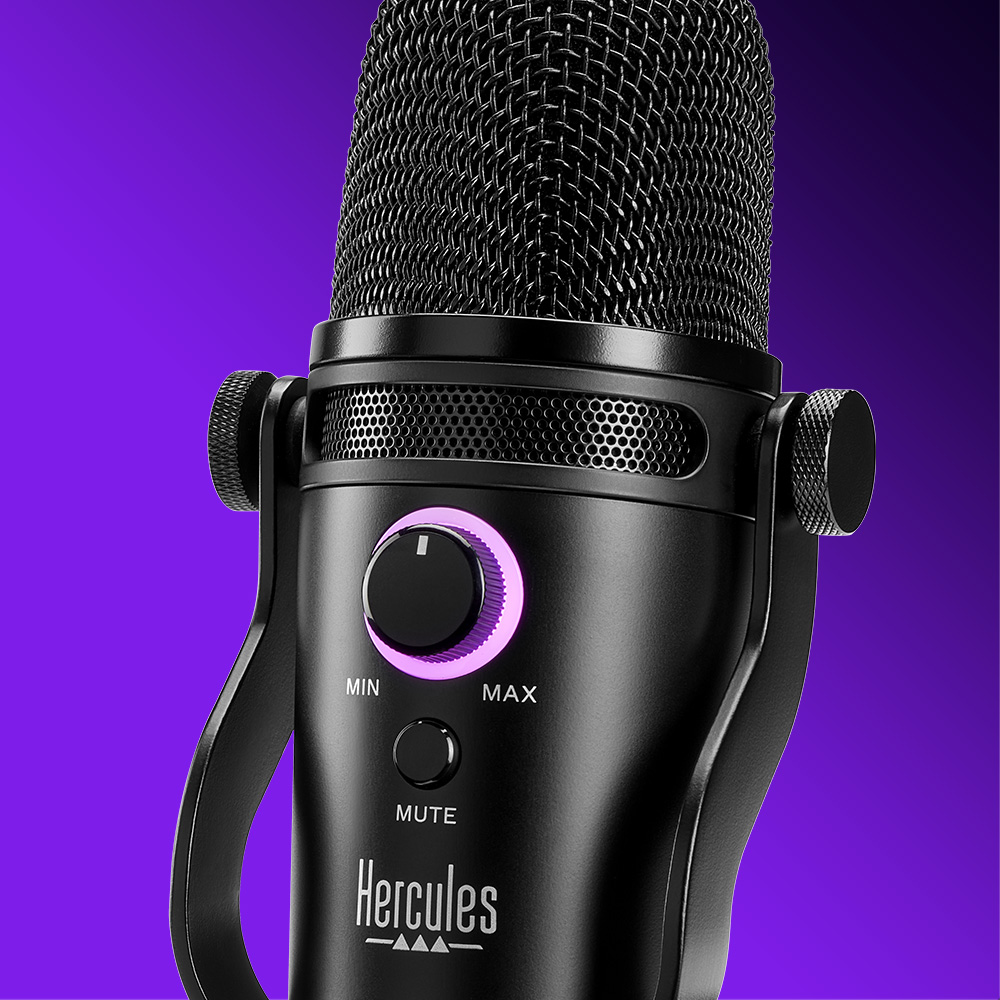 Hercules Stream Starter Kit Audio Controller and USB Microphone Bundle - view 3