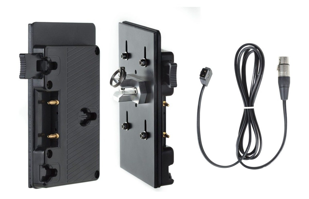 Hive Lighting Gold Mount Battery Plate with D-Tap Connector and Cable