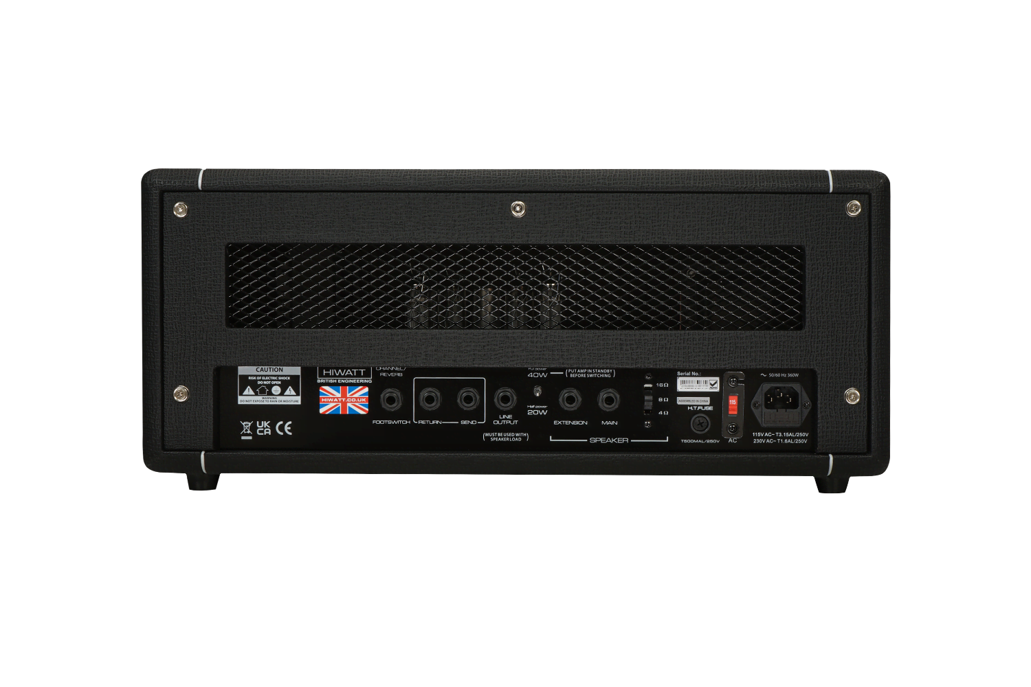 Hiwatt T40/20 Head - view 3