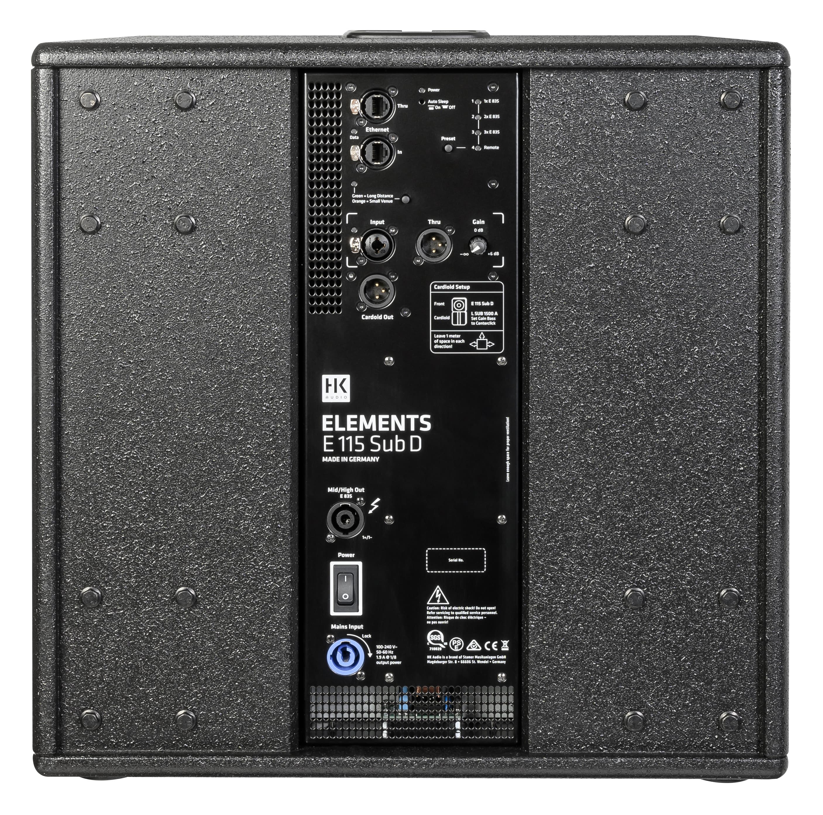 HK Audio ELEMENTS E 115 Sub D Active 15 inch Subwoofer - view 4