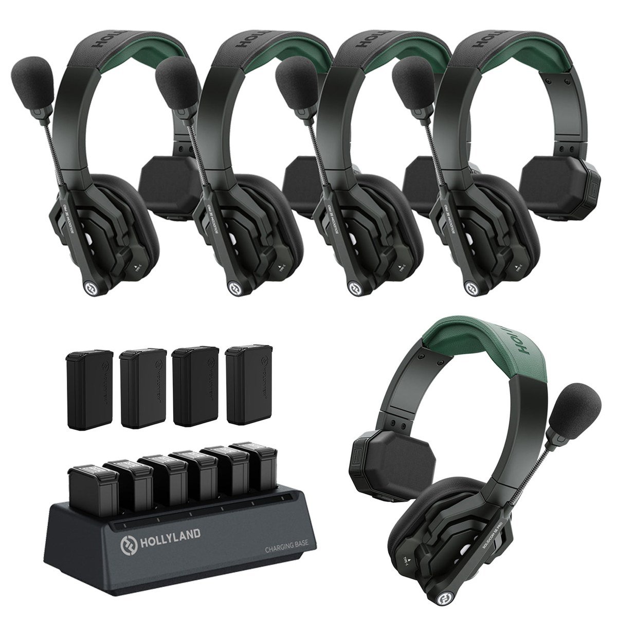 Hollyland Solidcom SE Pro 6-Users Wireless Intercom, 6 Headsets - view 2